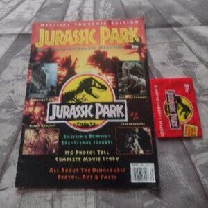 1993 Topps Jurassic Park Official Souvenir Edition & Gum Cards Pack